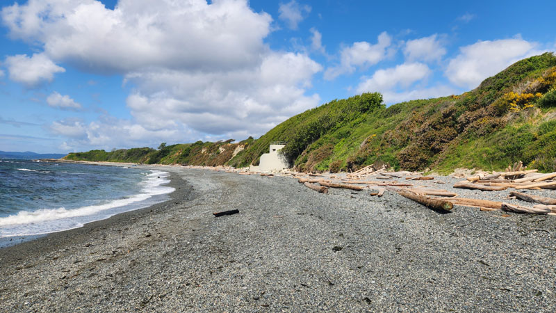 Spiral Beach in Victoria BC