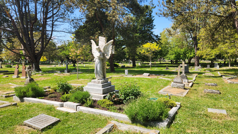 Ross Bay Cemetery in Victoria BC
